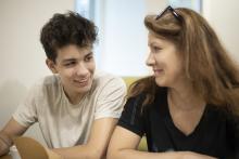parents talking to teens acne